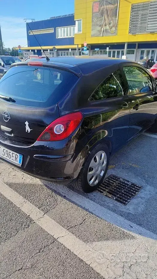 Usata Opel Corsa Enjoy 80 CV (58 kW) 2009 Nero Utilitaria