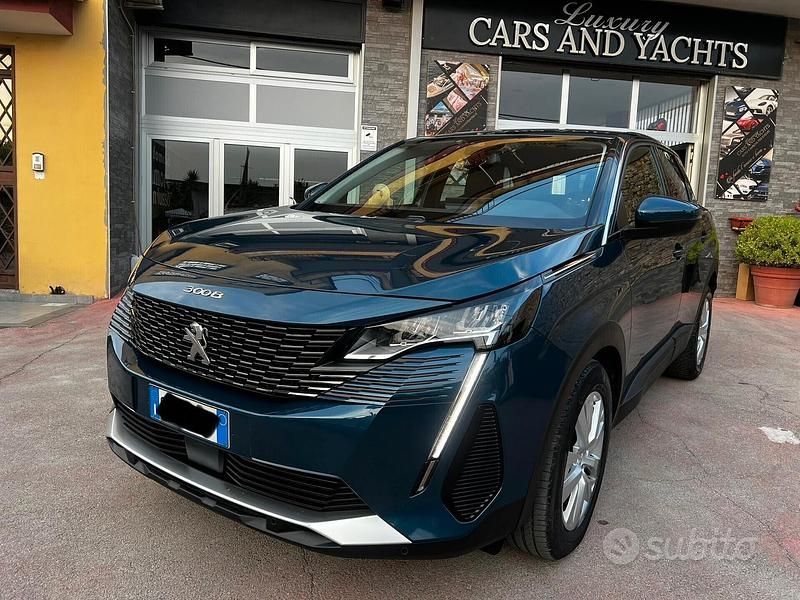 Usata Peugeot 3008 130 CV (95 kW) 2021 Blu SUV