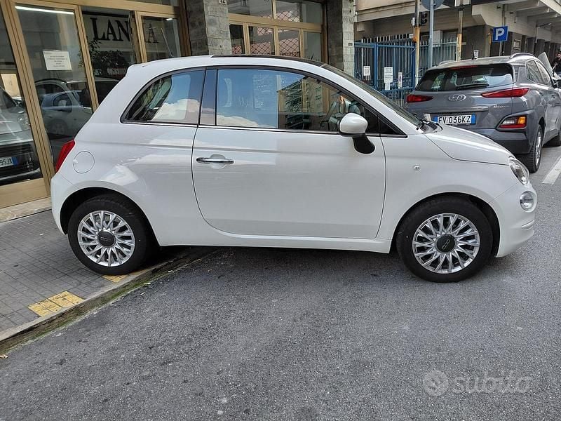 Usata Fiat 500 Lounge 69 CV (50 kW) 2019 Bianco Berlina