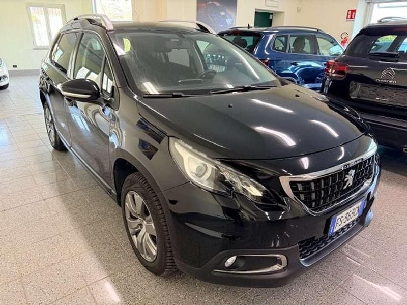 Usata Peugeot 2008 Active 82 CV (60 kW) 2018 Nero SUV