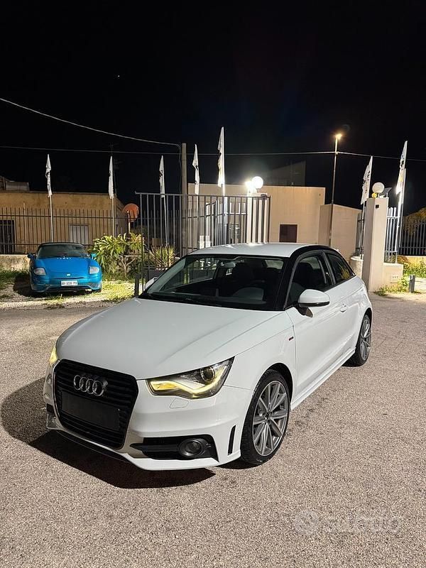 Usata Audi A1 S-Line 90 CV (66 kW) 2013 Bianco Utilitaria