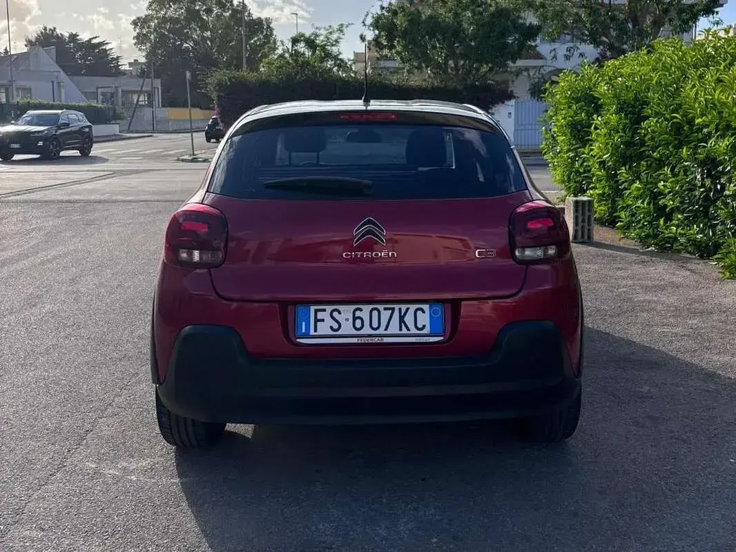 Usata Citroën C3 PureTech 82 CV (60 kW) 2018 Rosso Utilitaria