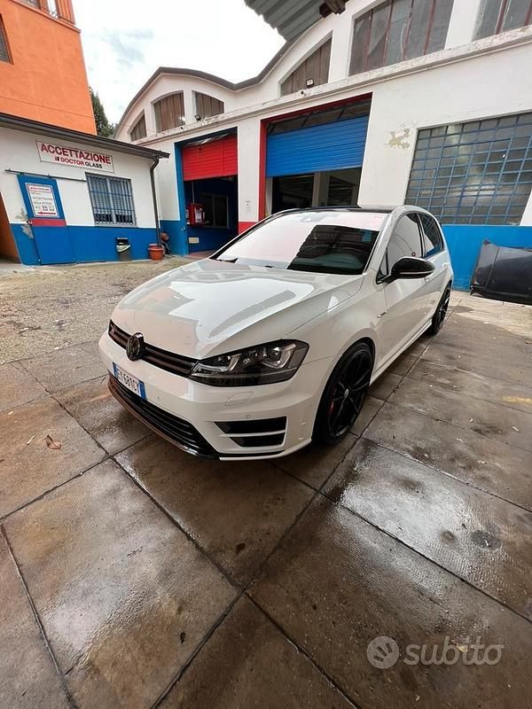 Usata VW Golf VII R 300 CV (220 kW) 2016 Bianco Berlina