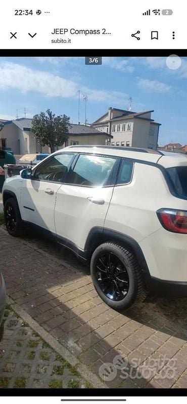Usata Jeep Compass Night Eagle 120 CV (88 kW) 2021 Bianco SUV