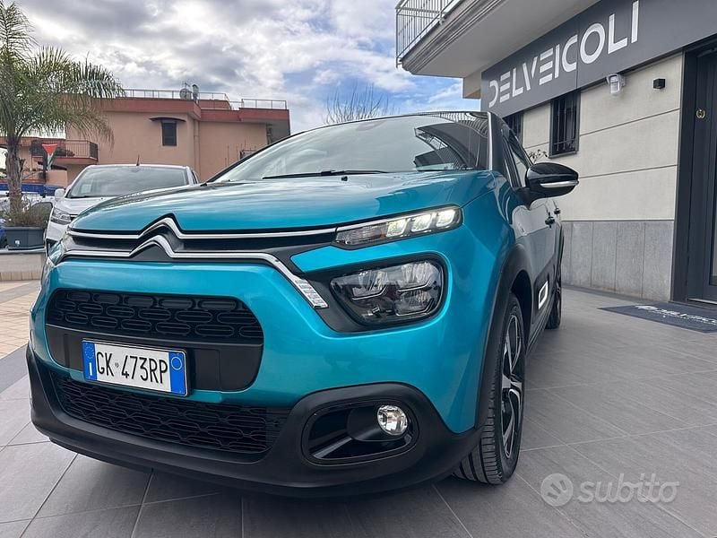 Usata Citroën C3 Shine 102 CV (75 kW) 2022 Verde Utilitaria