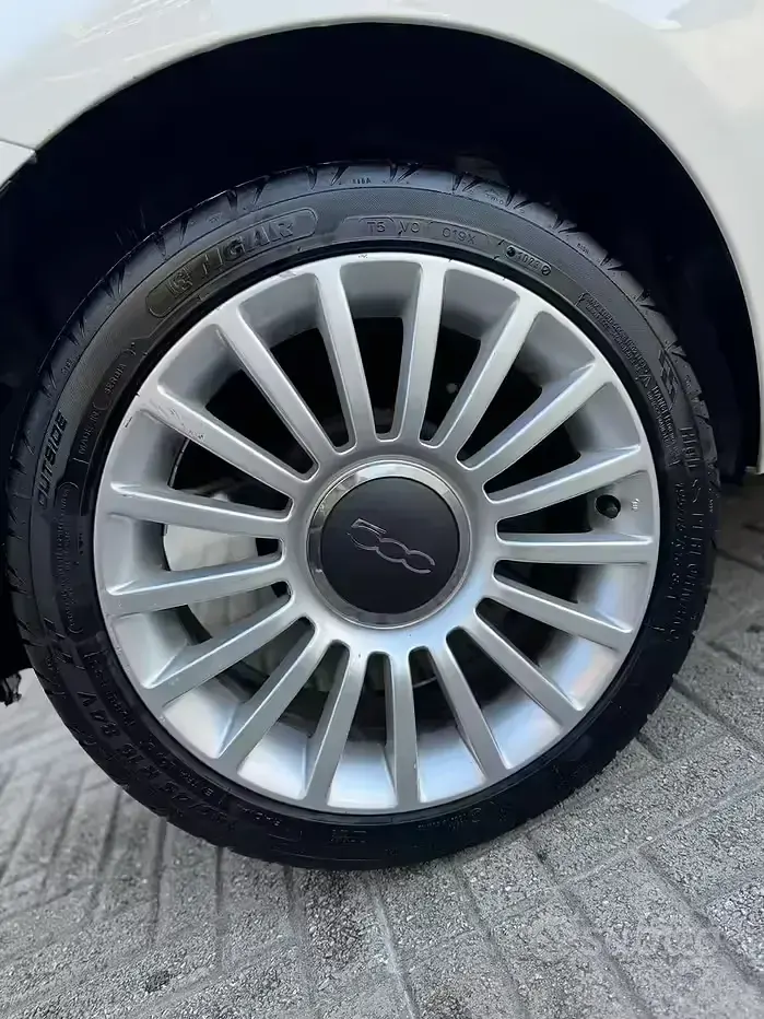 Usata Fiat 500 69 CV (50 kW) 2015 Bianco Berlina