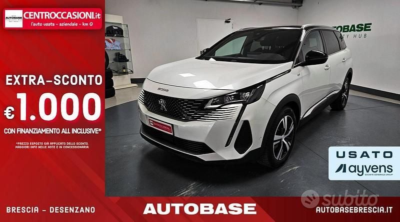 Usata Peugeot 5008 GT 131 CV (96 kW) 2022 Bianco SUV