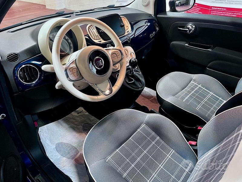 Usata Fiat 500C Lounge 69 CV (50 kW) 2019 Blu Cabrio