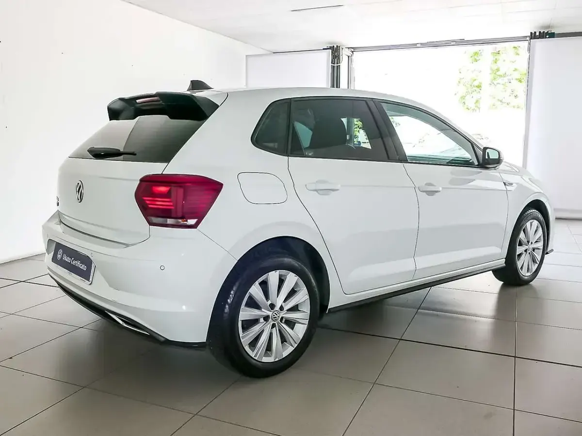 Usata VW Polo Highline 95 CV (69 kW) 2019 Pure white Utilitaria