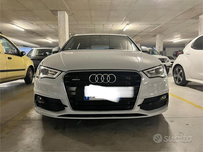 Usata Audi A3 S-Line 150 CV (110 kW) 2015 Bianco Berlina