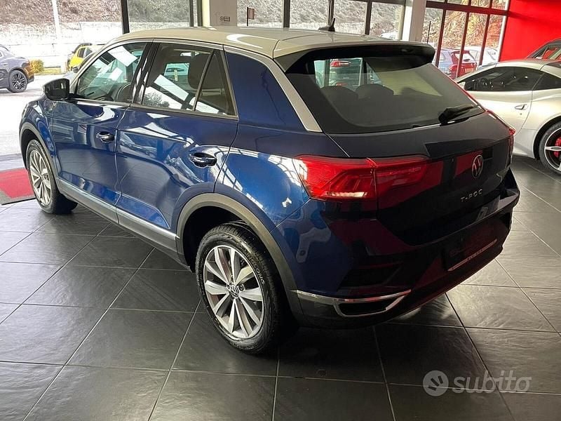 Usata VW T-Roc Style 150 CV (110 kW) 2020 Blu SUV