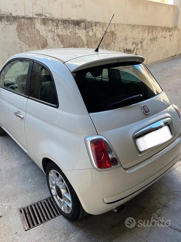 Usata Fiat 500 2009 Bianco Cabrio