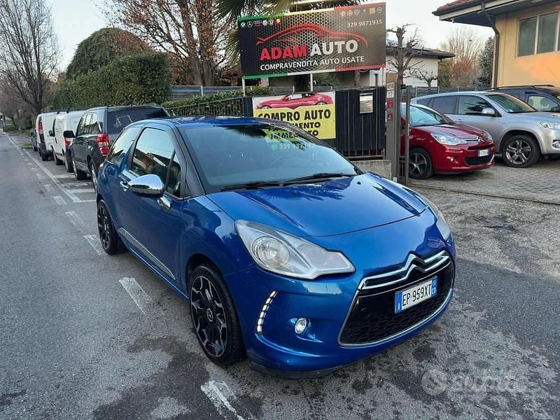 Usata Citroën DS3 82 CV (60 kW) 2013 Blu Coupé