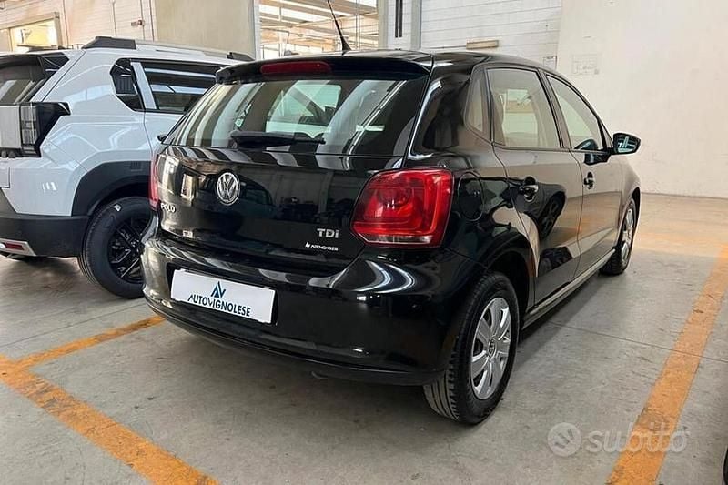 Usata VW Polo Trendline 75 CV (55 kW) 2012 Nero Utilitaria