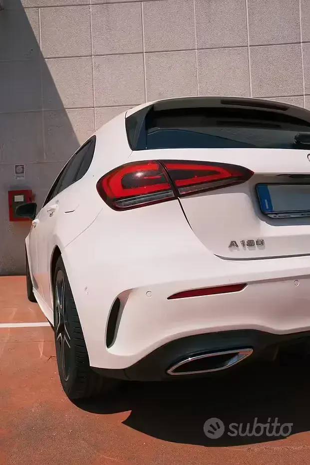 Usata Mercedes A180 Premium 136 CV (100 kW) 2020 Bianco Berlina