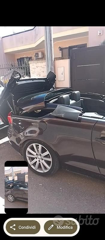 Usata VW Eos 140 CV (102 kW) 2008 Marrone Cabrio