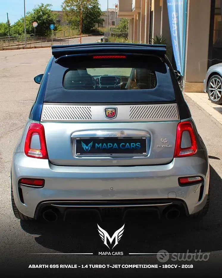 Usata Abarth 695C 180 CV (132 kW) 2018 Grigio Cabrio