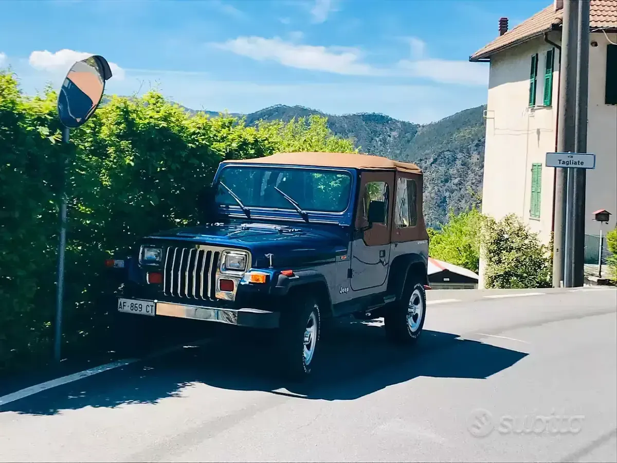 Usata Jeep Wrangler 118 CV (86 kW) 1996 Blu SUV