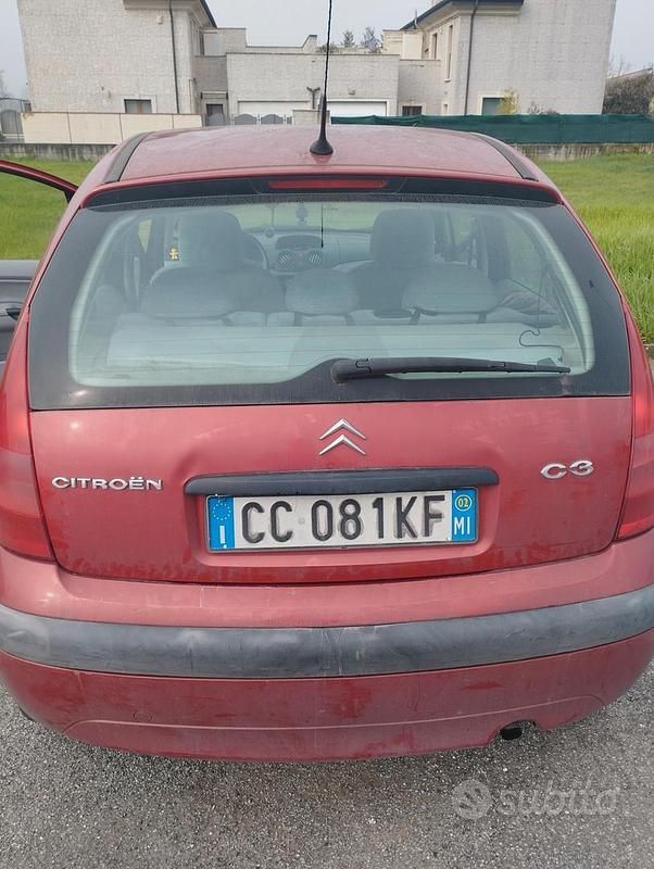 Usata Citroën C3 2001 Rosso Berlina