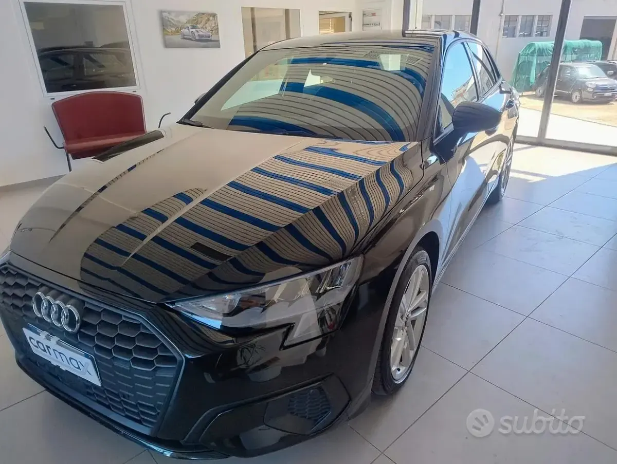 Usata Audi A3 Advanced 150 CV (110 kW) 2021 Nero Berlina