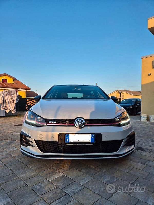 Usata VW Golf VII GTI 245 CV (180 kW) 2017 Bianco Berlina