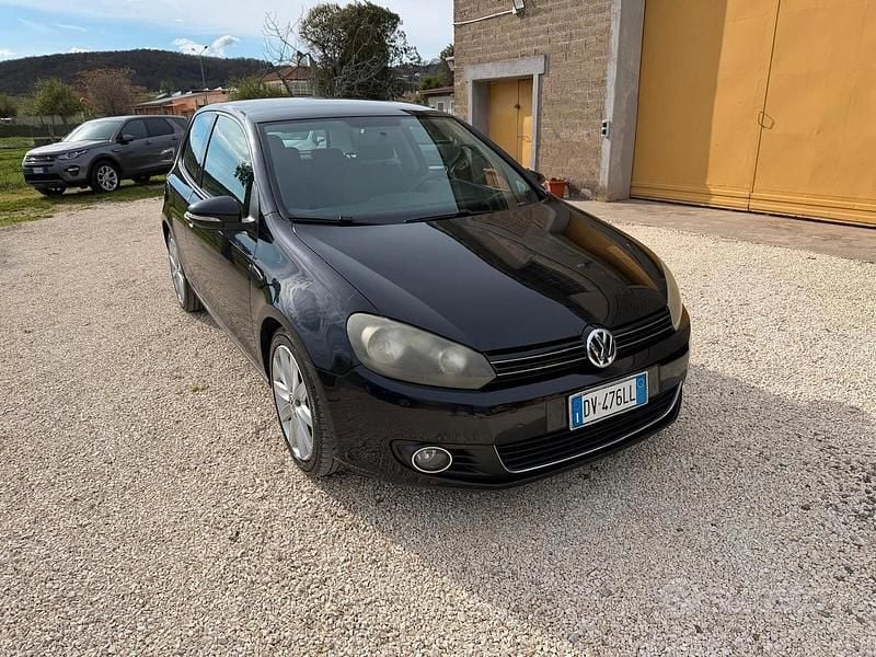 Usata VW Golf VI Sportline 122 CV (89 kW) 2009 Nero Utilitaria