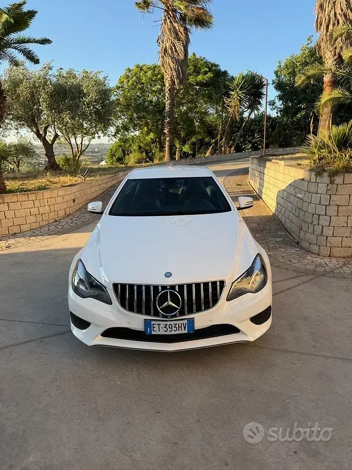 Usata Mercedes E220 204 CV (150 kW) 2014 Bianco Coupé