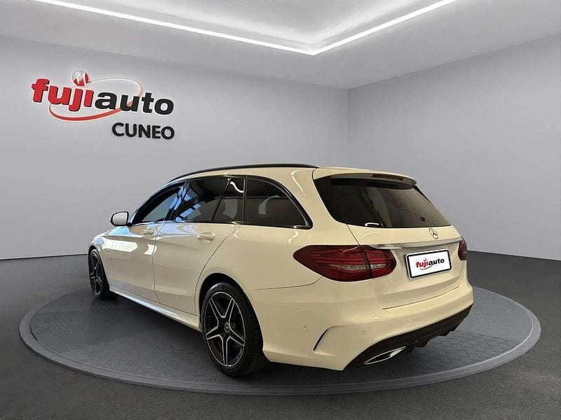 Usata Mercedes C220 194 CV (142 kW) 2021 Bianco Station wagon