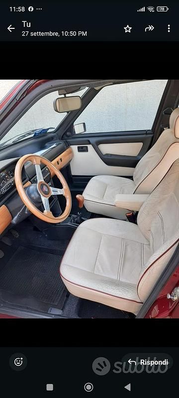 Usata Fiat Uno 1992 Rosso Utilitaria