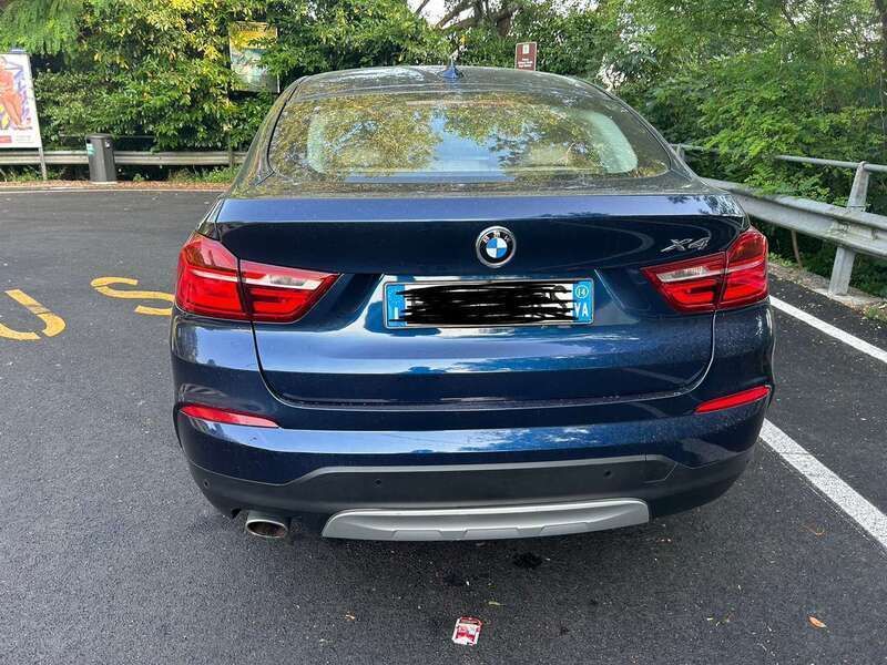 Usata BMW X4 xLine 190 CV (139 kW) 2014 Blu/azzurro SUV