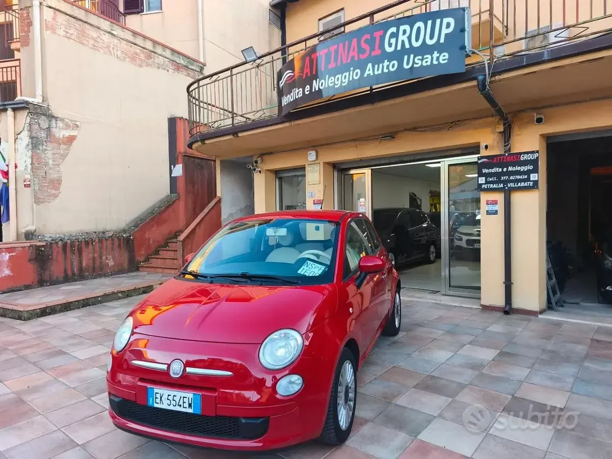 Usata Fiat 500 Pop 69 CV (50 kW) 2011 Rosso Berlina