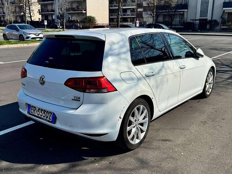 Usata VW Golf VII Highline 105 CV (77 kW) 2013 Bianco Berlina