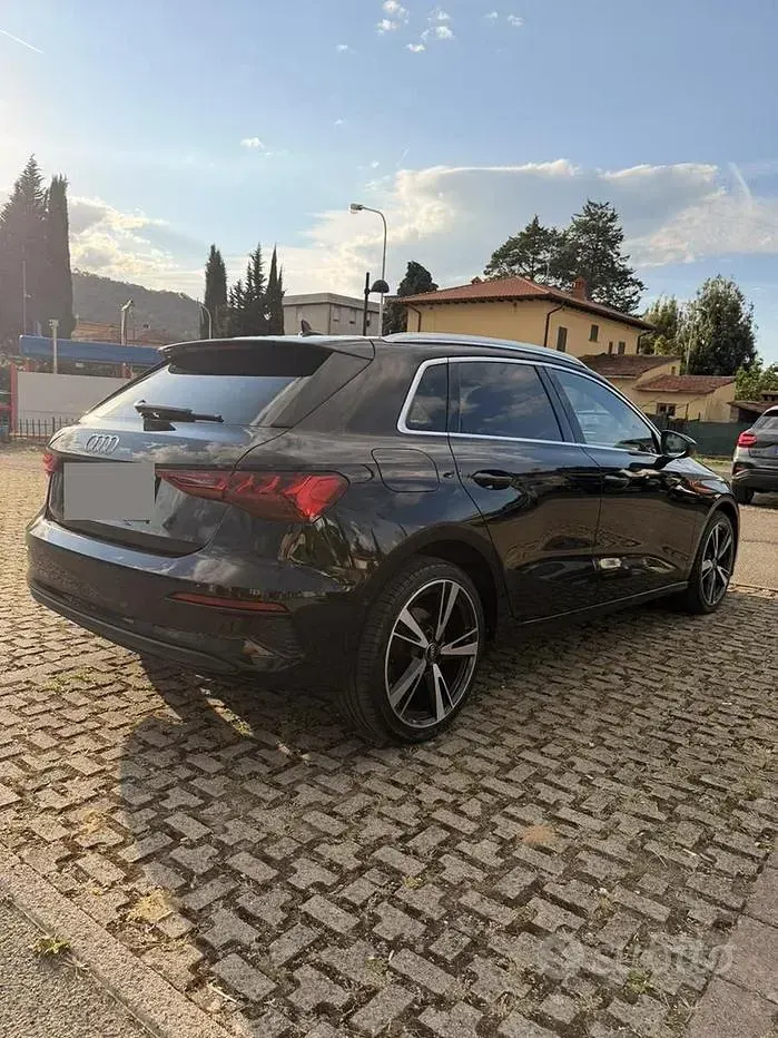 Usata Audi A3 150 CV (110 kW) 2020 Nero Berlina