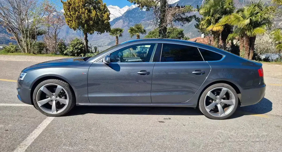 Usata Audi A5 S-Line 245 CV (180 kW) 2014 Grigio Coupé