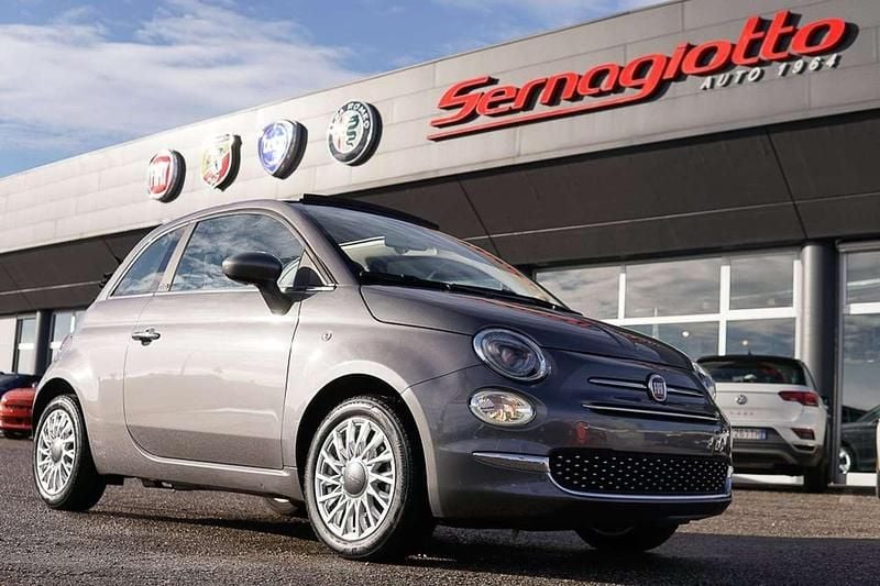 Usata Fiat 500C Dolcevita 69 CV (50 kW) 2021 Grigio pompei Cabrio