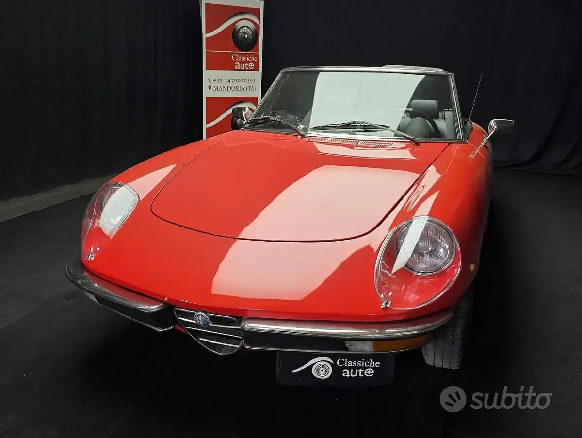 Usata Alfa Romeo Spider Veloce 131 CV (96 kW) 1982 Rosso Cabrio
