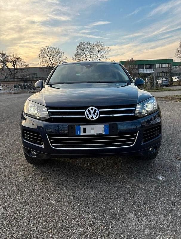 Usata VW Touareg 245 CV (180 kW) 2014 Blu SUV