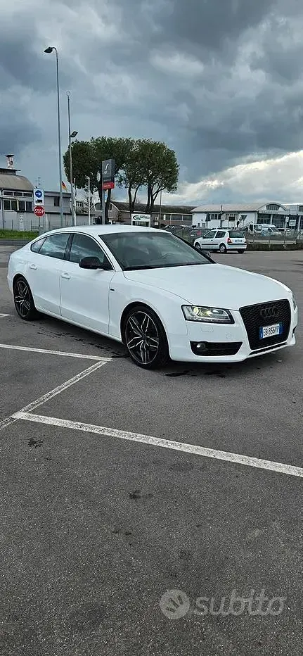 Usata Audi A5 S-Line 180 CV (132 kW) 2010 Bianco Coupé