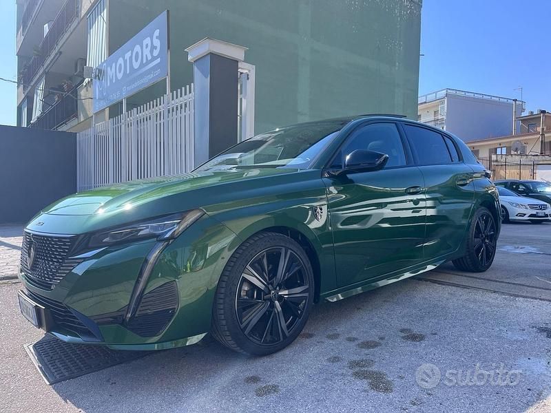 Usata Peugeot 308 GT 131 CV (96 kW) 2021 Verde Berlina