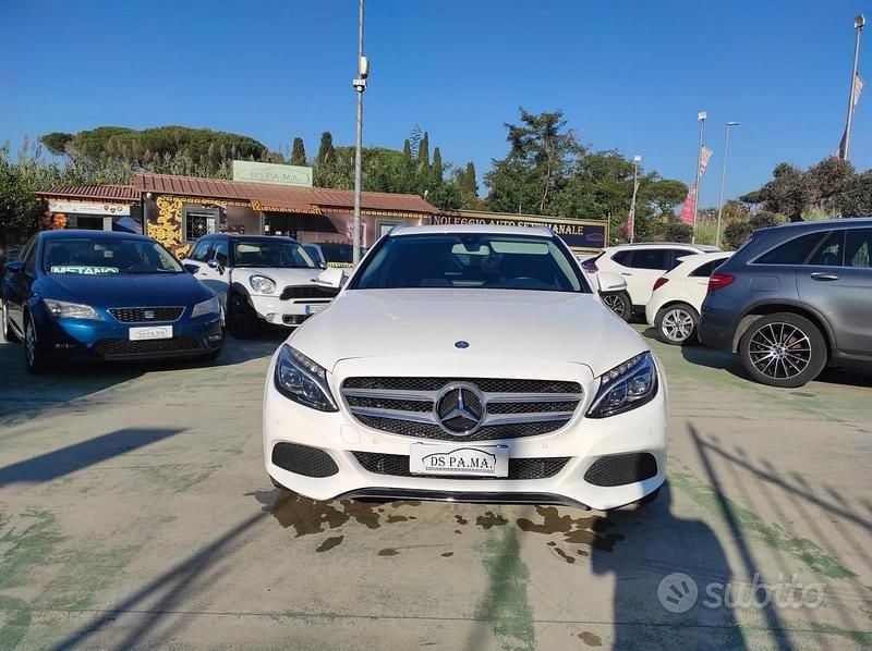 Usata Mercedes C220 Sport 170 CV (125 kW) 2014 Bianco Station wagon