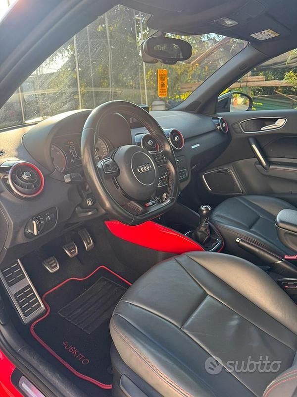 Usata Audi S1 Exclusive 231 CV (169 kW) 2014 Rosso Utilitaria
