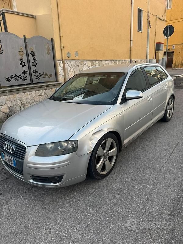 Usata Audi A3 140 CV (102 kW) 2008 Grigio Utilitaria