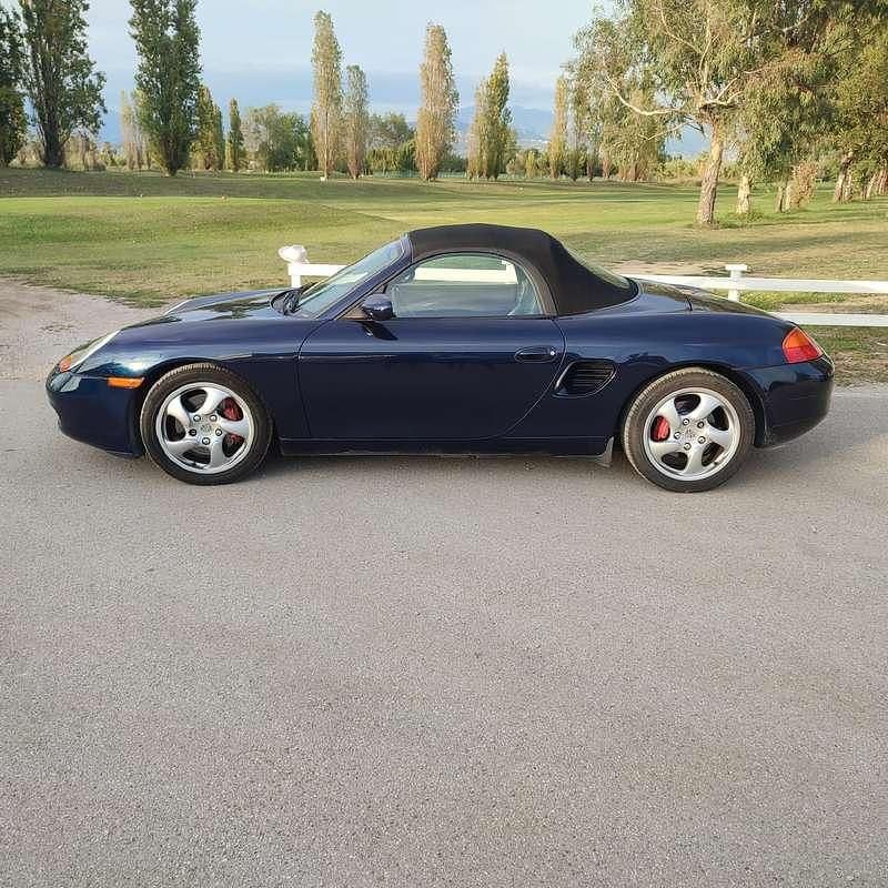 Usata Porsche Boxster 252 CV (185 kW) 2000 Blu/azzurro Cabrio