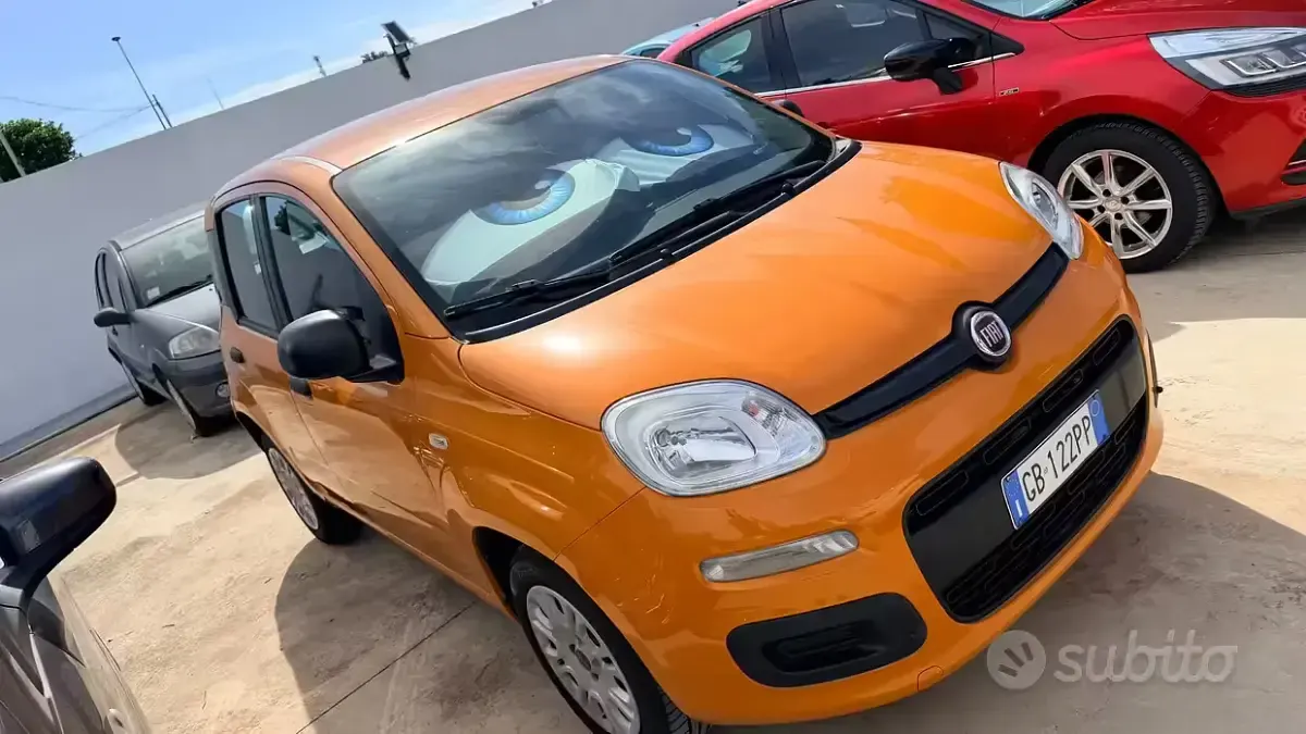 Usata Fiat Panda Pop 69 CV (50 kW) 2020 Arancione Utilitaria