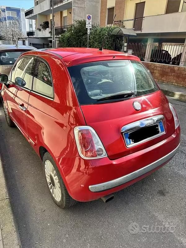 Usata Fiat 500 Pop 69 CV (50 kW) 2010 Rosso Berlina