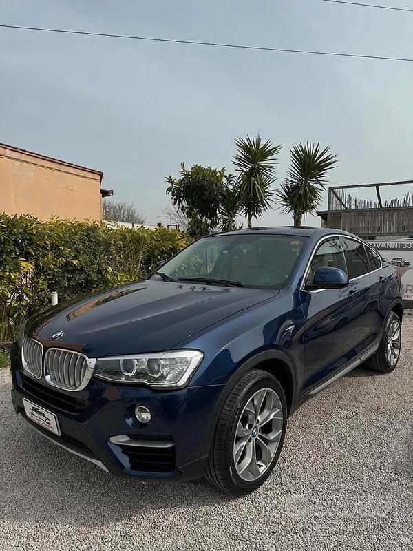 Usata BMW X4 M Sport 190 CV (139 kW) 2017 Blu SUV