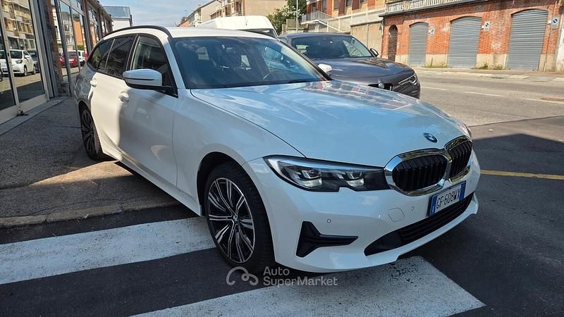 Usata BMW 316 Advantage 122 CV (89 kW) 2021 Bianco Station wagon