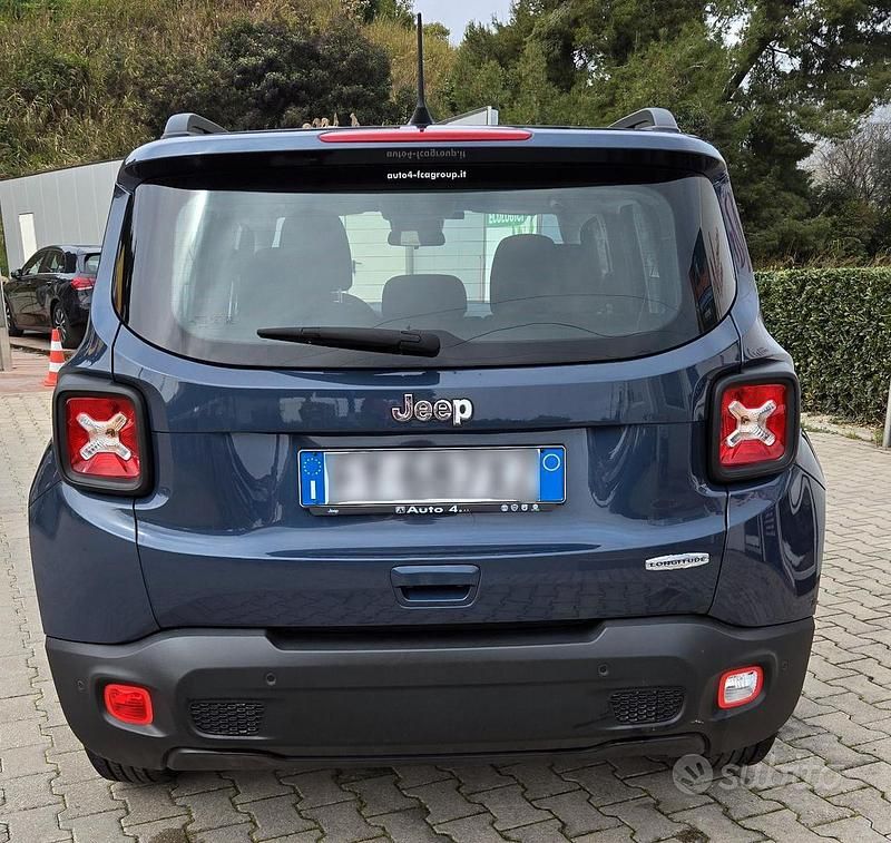 Usata Jeep Renegade Longitude 120 CV (88 kW) 2019 Blu SUV