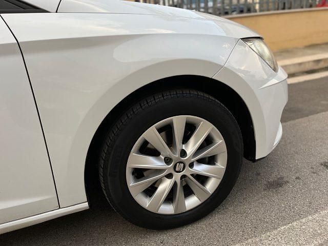 Usata Seat Leon ST Business 110 CV (80 kW) 2017 Bianco Station wagon