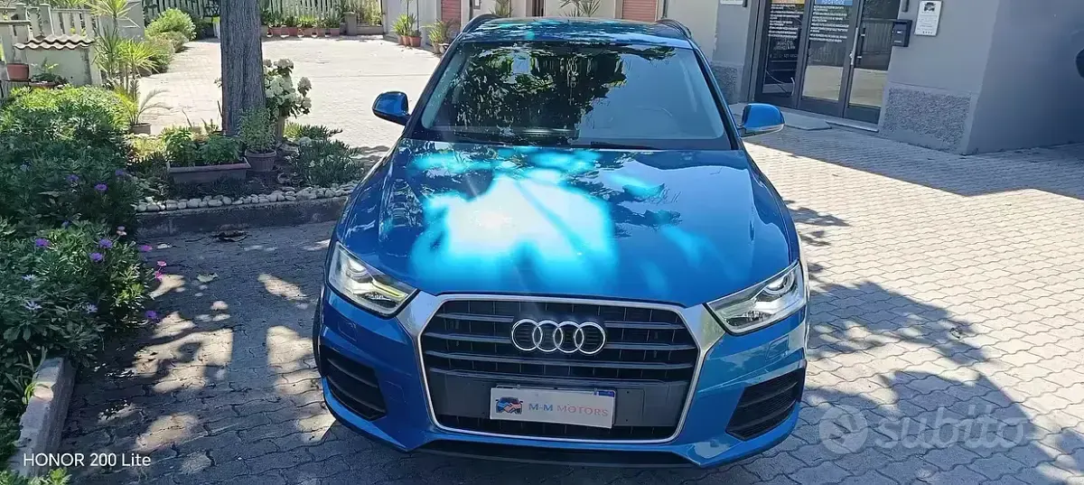 Usata Audi Q3 125 CV (91 kW) 2016 Blu SUV